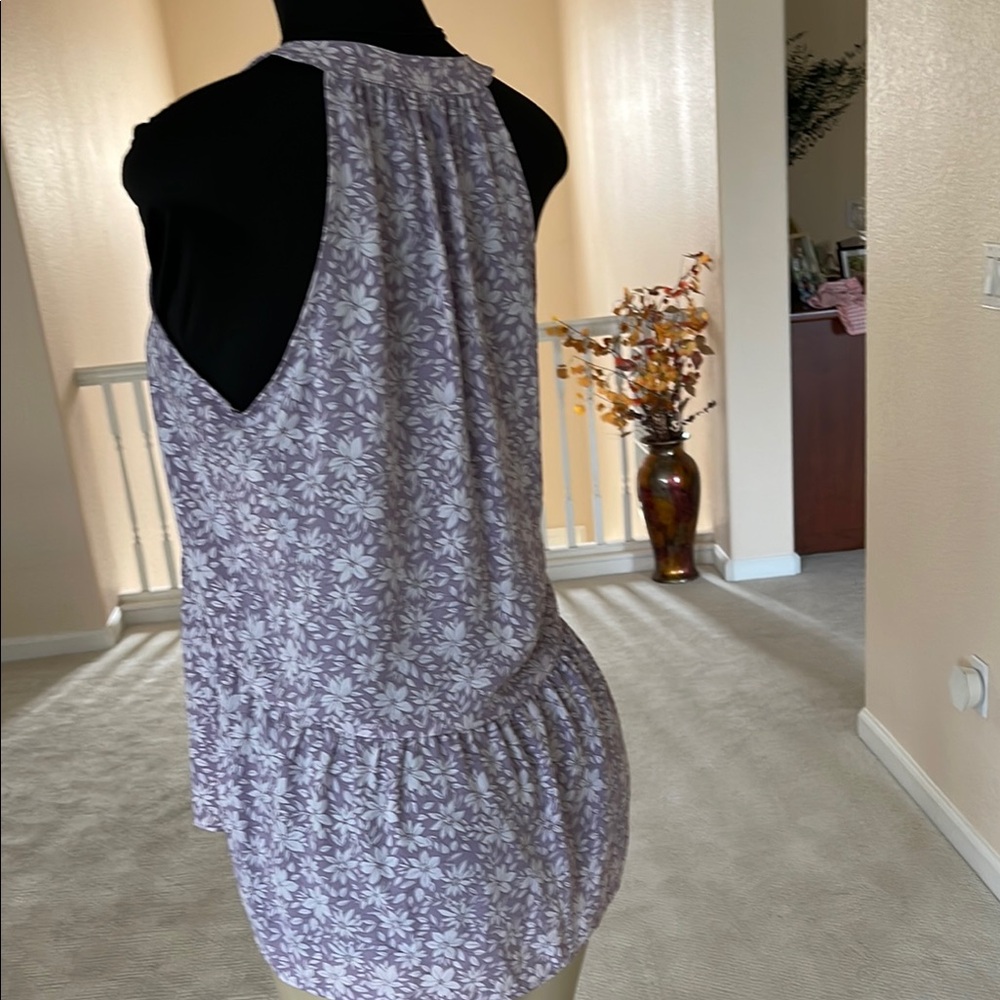 1. State Purple Tank Top Blouse - Picture 3 of 6